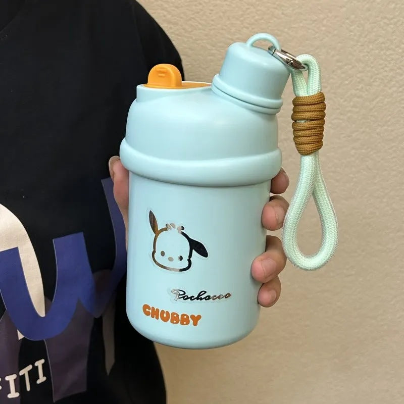 Damen Isoliertrinkflasche mit innovativem Verschlusssystem und süßem Tierdesign Skanto