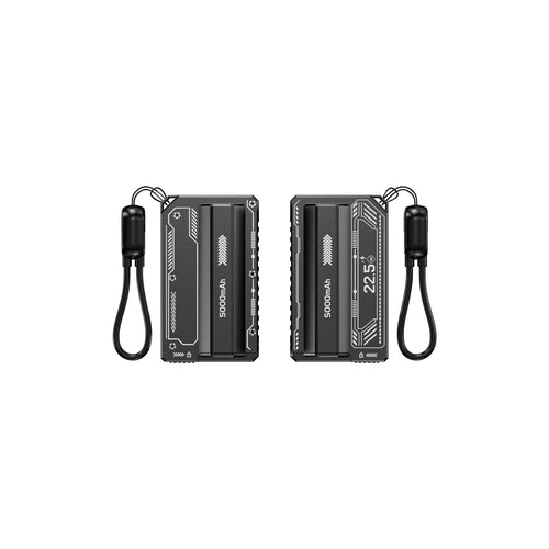 Kompakt powerbank med LED-skjerm og hurtiglading funksjon Skanto