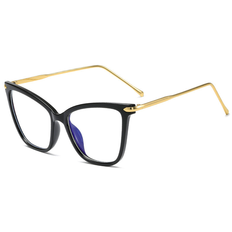 Dame Cat-Eye Briller med filigran metallramme Skanto