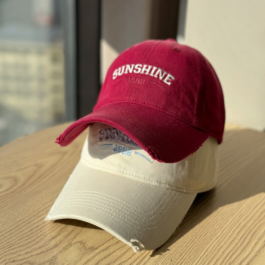 Dame's Casual Distressed Baseball Cap Skanto