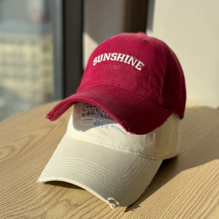 Dame's Casual Distressed Baseball Cap Skanto
