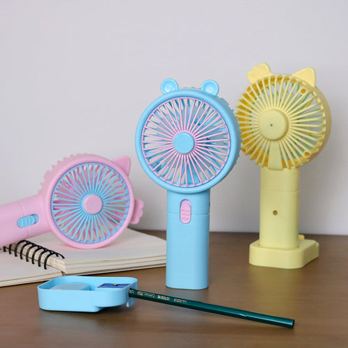 Unisex Bærbar Håndvifte med kreativt Kattøre-design Skanto