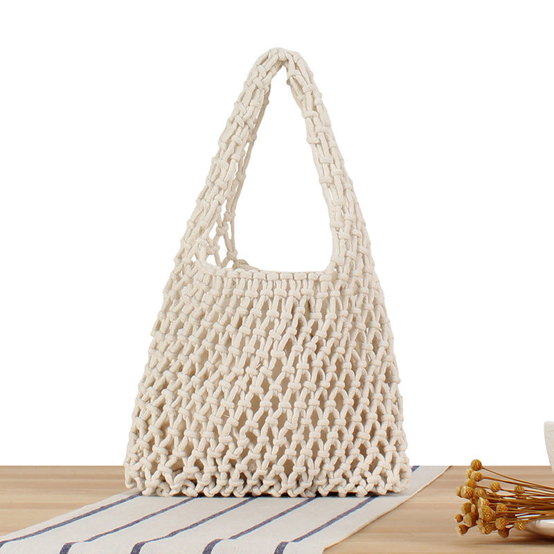Hand-knotted jute bag Skanto