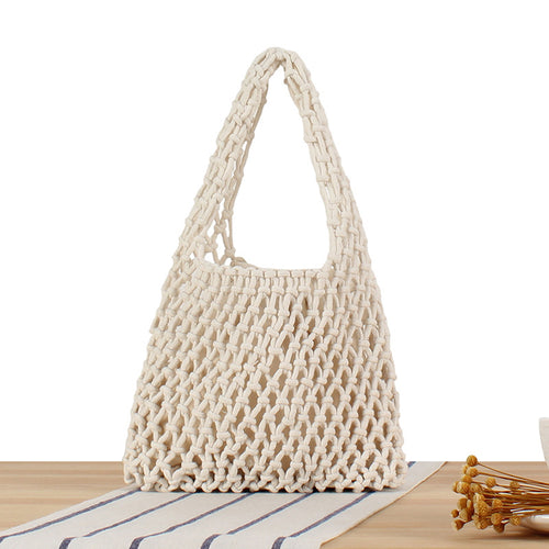 Hand-knotted jute bag Skanto