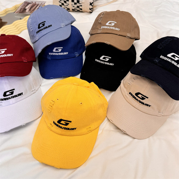 Herre Slitt Casual Baseball Caps Skanto