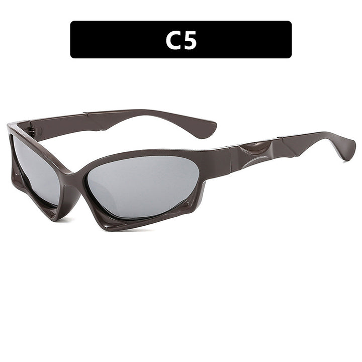 Dame sporty solbrille med moderne, aerodynamisk design Skanto