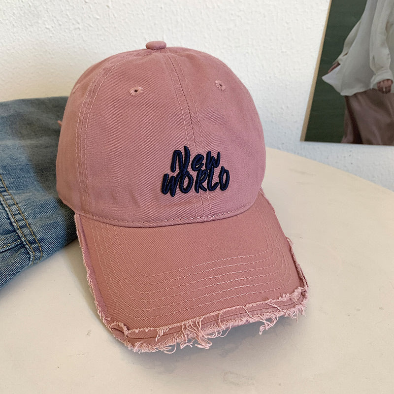 Unisex Distressed Signature Baseball Cap Skanto