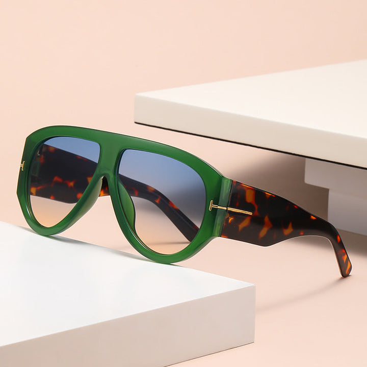 Oversized UV400 Aviator Solbriller Skanto