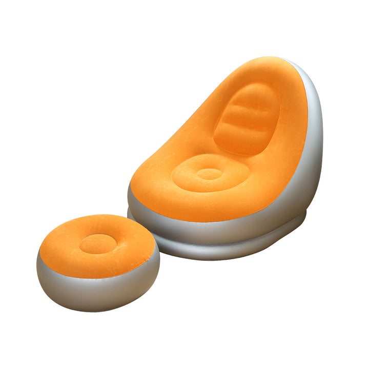 Kvinnenes oppblåsbare komfortsofa med ergonomisk ryggstøtte Skanto