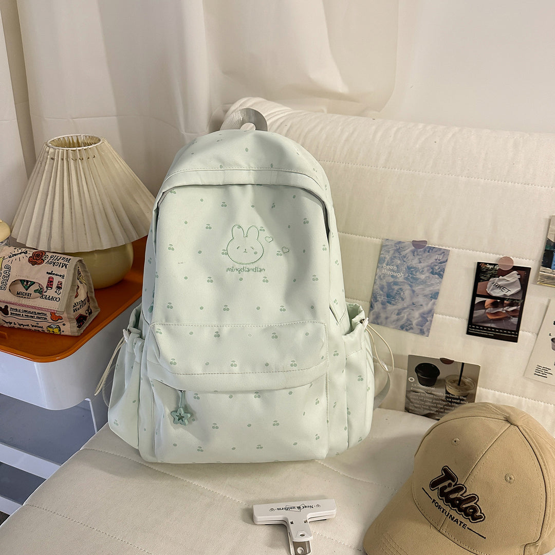 Søt karakterdesign skole ryggsekk