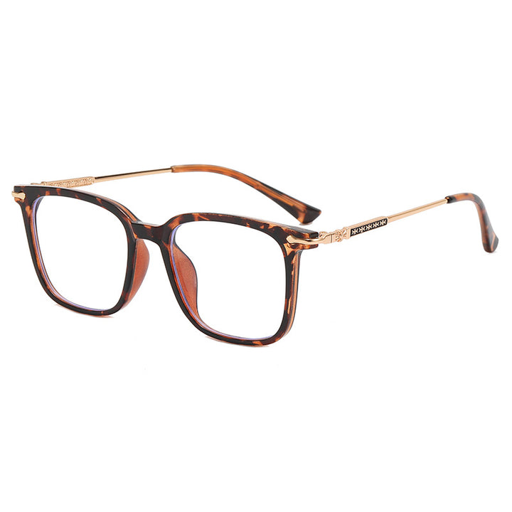 Dame firkantet designerbrille med elegant ramdesign Skanto