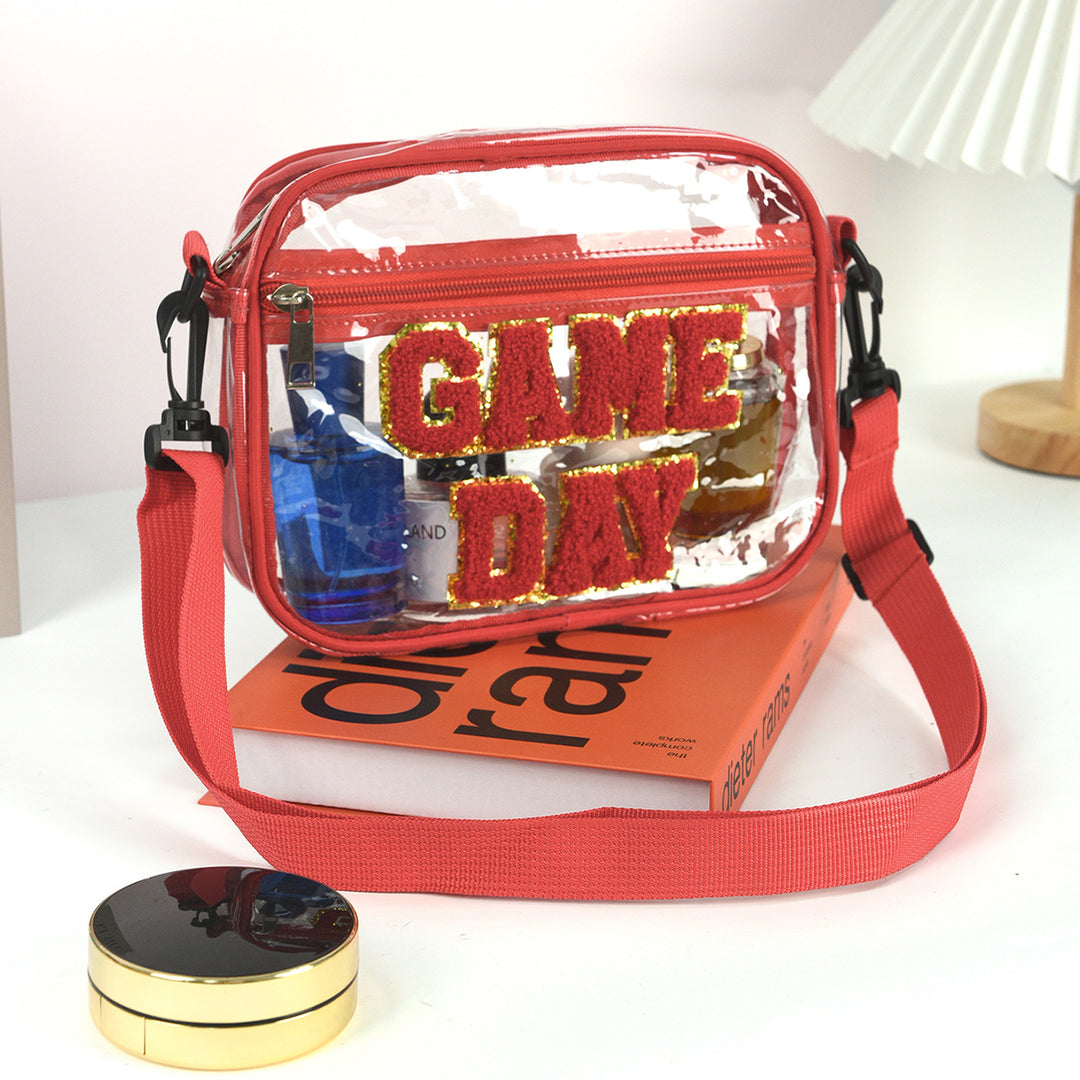 Sporty crossover bag with transparent front Skanto