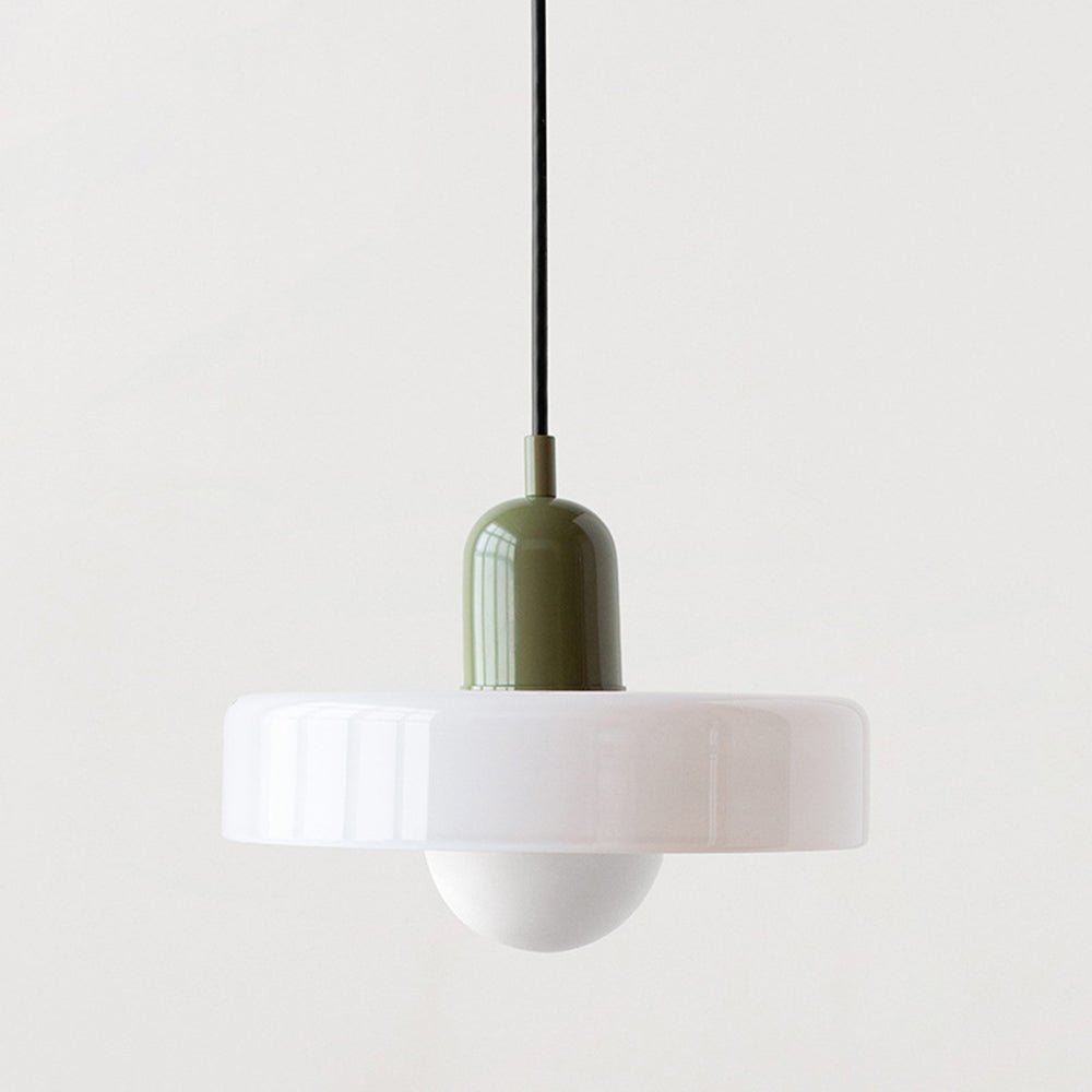 Skanto | Bauhaus Farget Glasspendellampe for Moderne Interiører