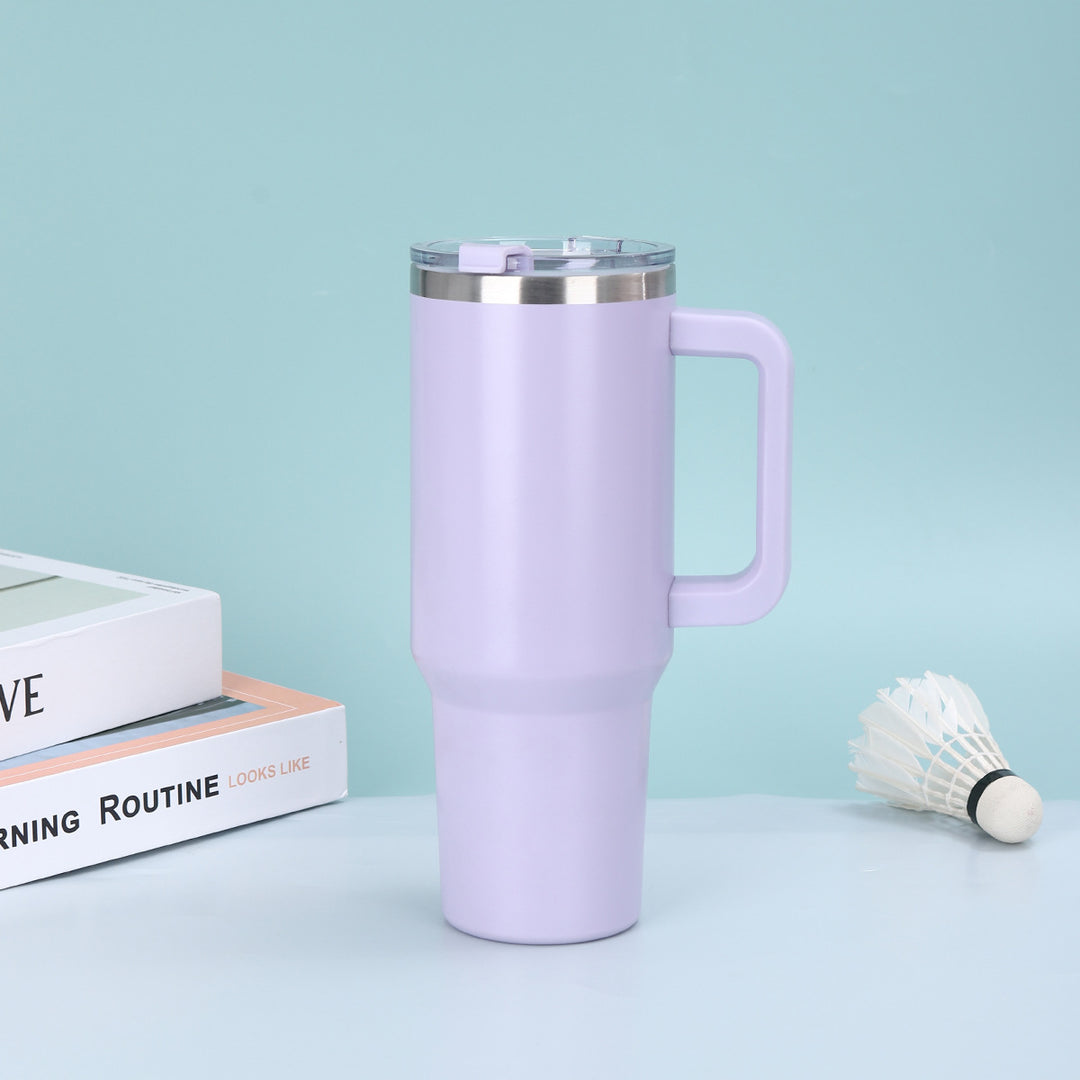 Kvinne Høy- kvalitet Termisk Kopp med Ergonomisk Håndtak og Leak-Proof Lokk Skanto