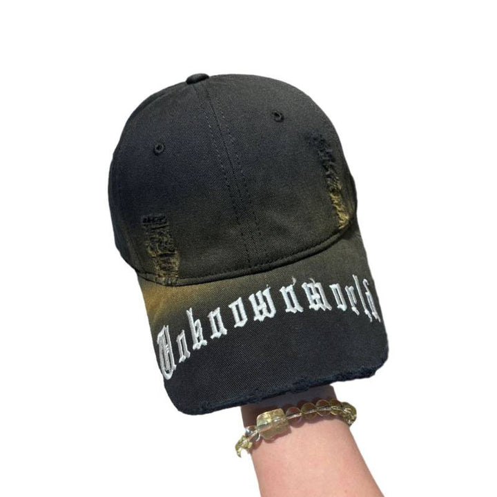 Men's Distressed Graphic Baseball Cap Skanto
