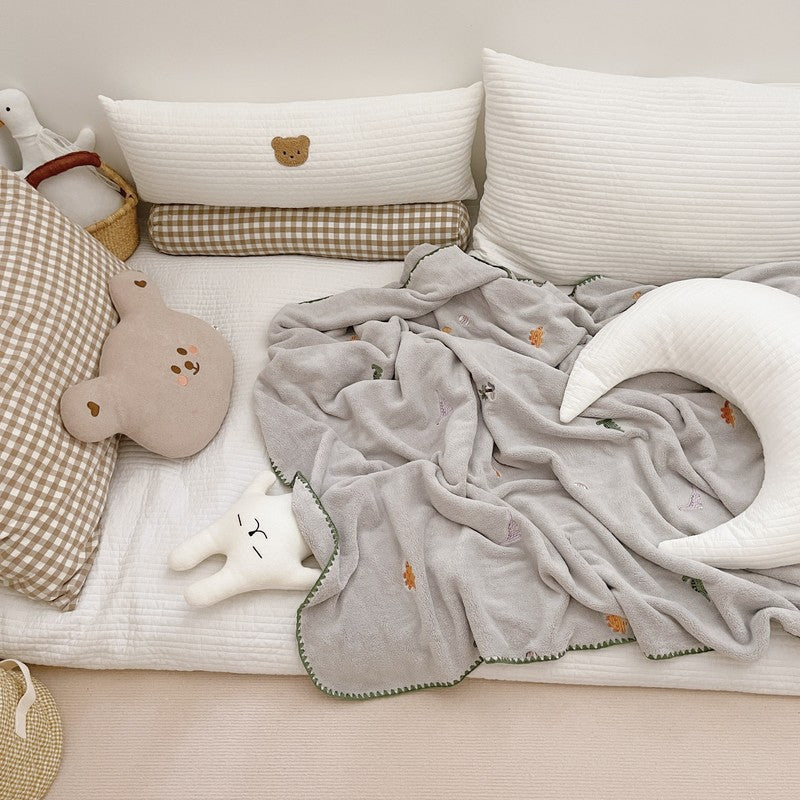 Unisex Myk Snuggle Teppe med Unik Dyremønster Skanto