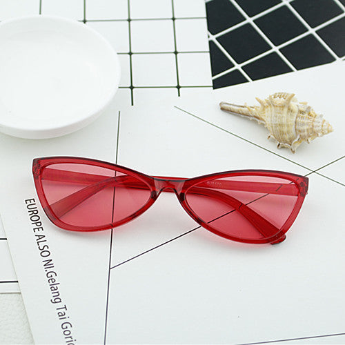 Damer geometrisk designer solbrille i moderne stil Skanto
