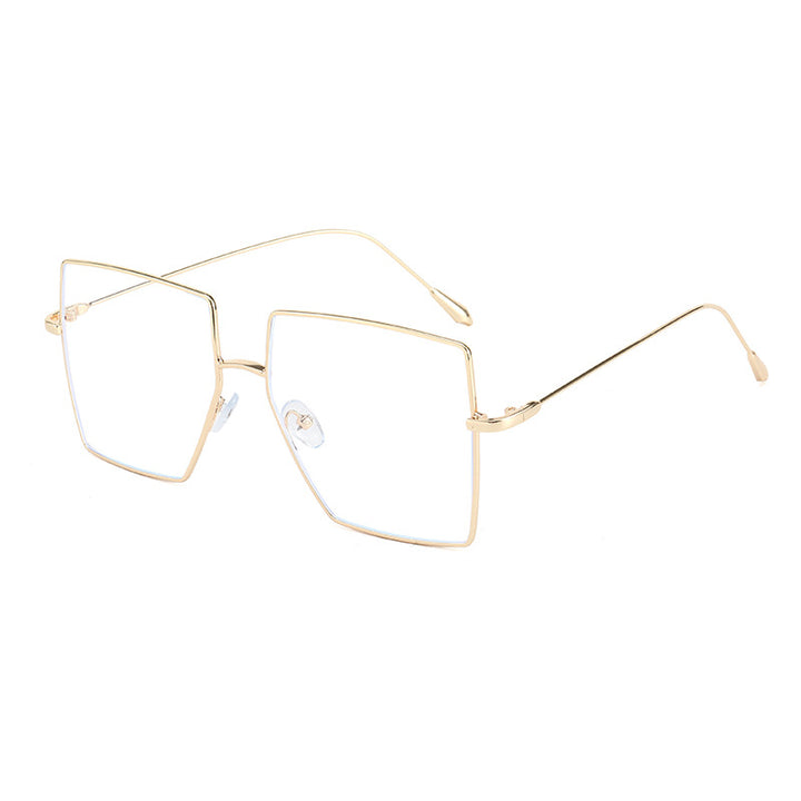 Dame moteriktig firkantet brille Skanto