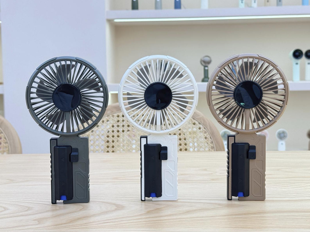 Unisex Bærbar Håndvifte med kraftig batteri og kompakt design Skanto