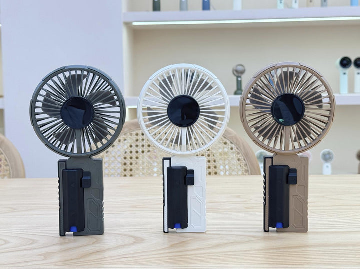 Unisex Bærbar Håndvifte med kraftig batteri og kompakt design Skanto