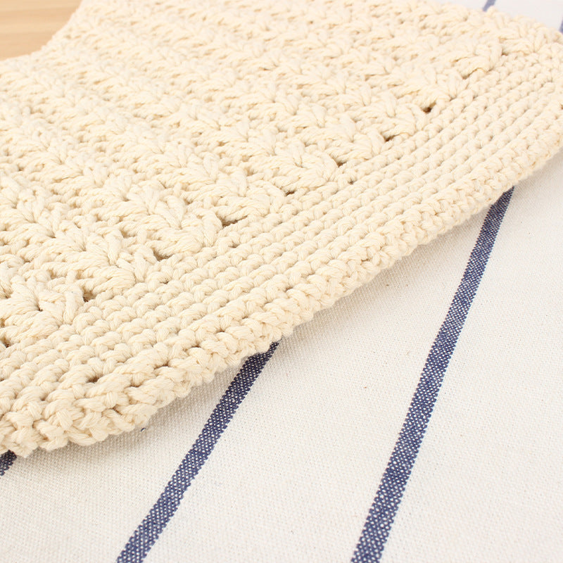 Handbag made of hand-knotted natural material Skanto
