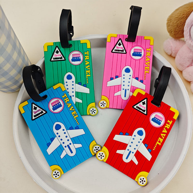 Unisex bagasjetag med morsomt flydesign Skanto