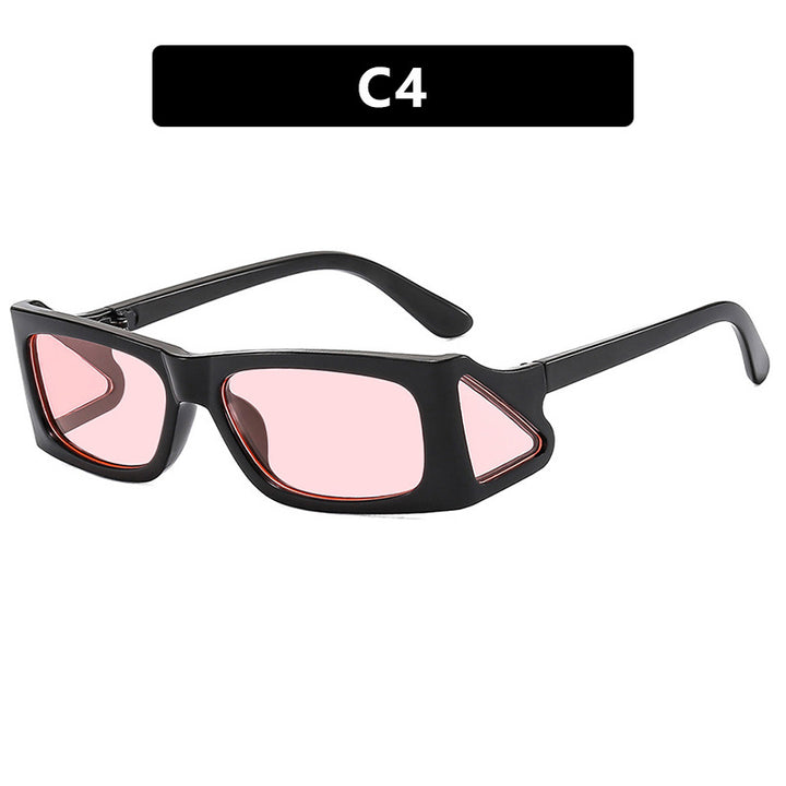 Damer ekstravagante solbrille i geometrisk design Skanto