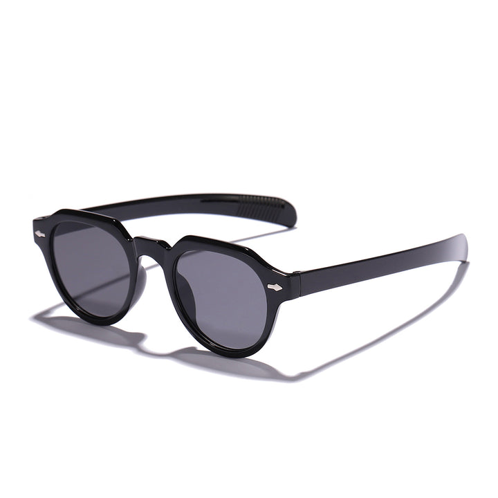 Dame solbrille med stillegående og unik ramme Skanto