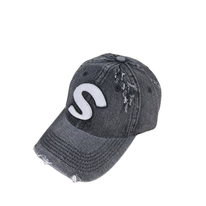 Kvinne's Slitt Grafisk Logo Baseball Cap Skanto