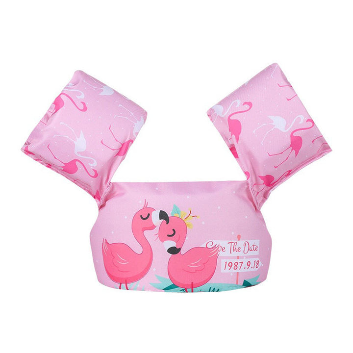 Kvinnenes oppblåsbare svømmehjelp med fargerik flamingo-design Skanto