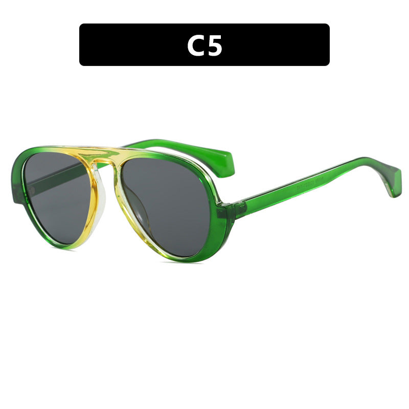 Dame solbrille med unikt retro-ramme og UV-beskyttelse Skanto