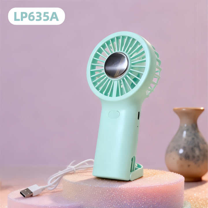Dame Bærbar USB Håndvifte med ergonomisk grep Skanto