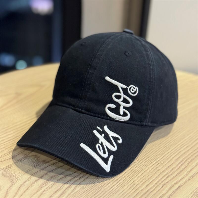 Kvinners brodert casual bomull baseball caps Skanto