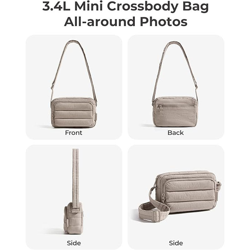 Moderne crossbody-veske med flere rom Skanto