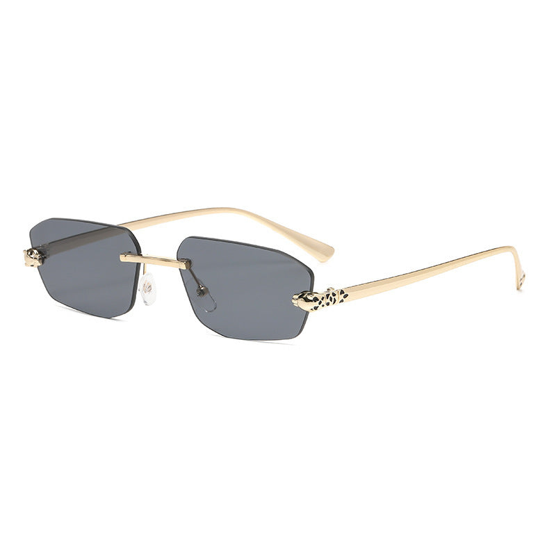 Dame elegant Halvram solbrille Skanto