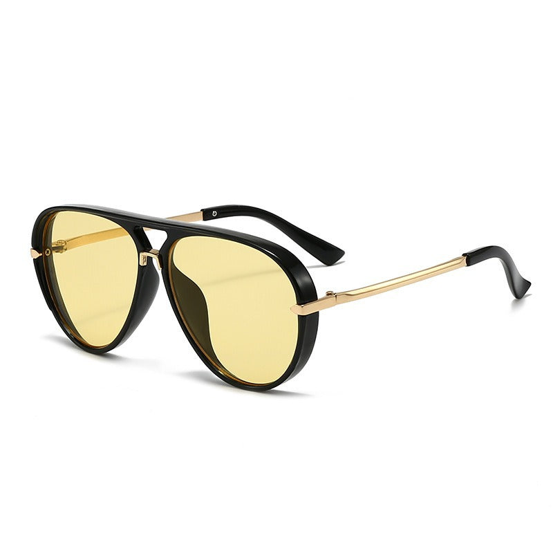 Dame pilot-solbrille med moderne metallramme og UV-beskyttelse Skanto
