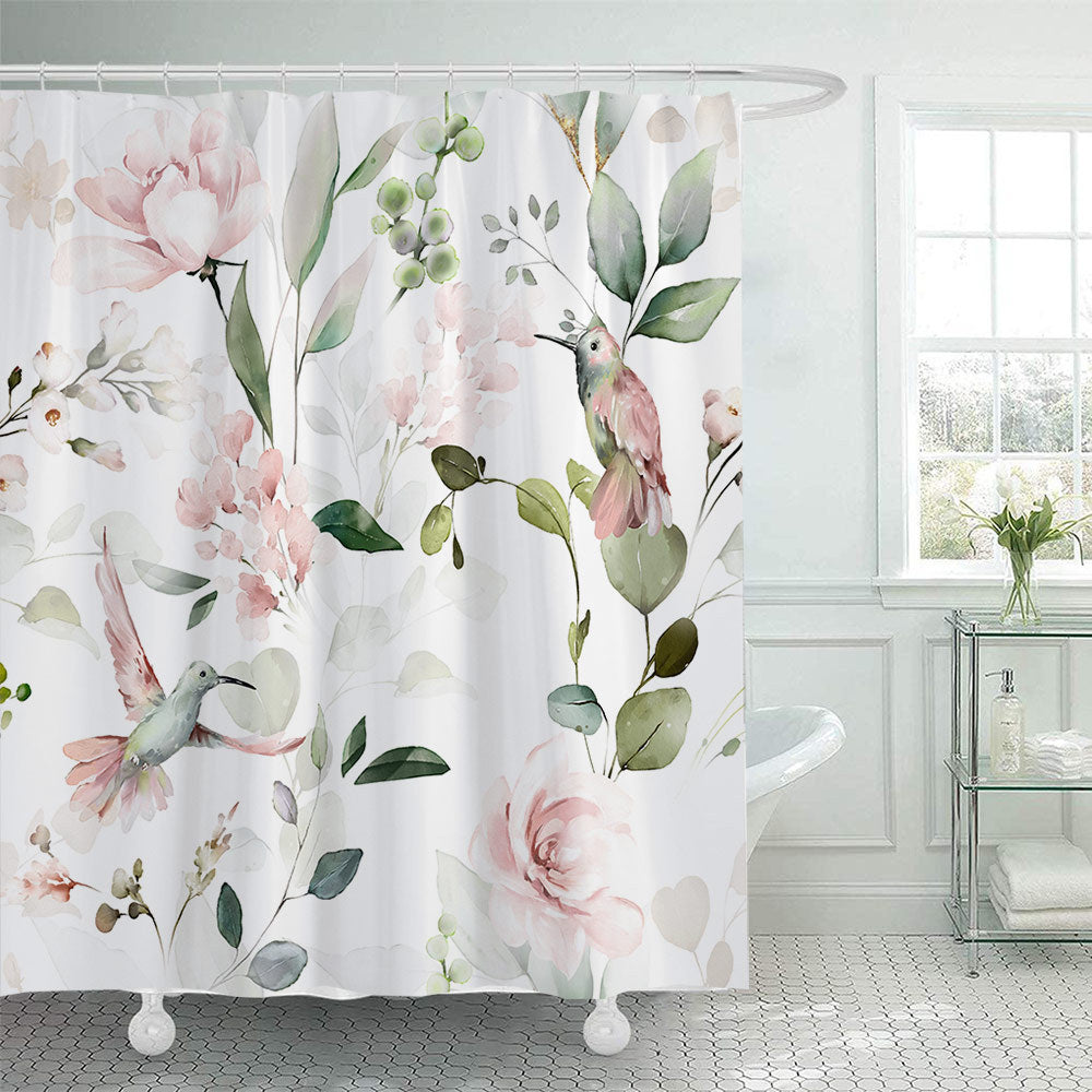 Blomsterprydet Dusjforheng Skanto