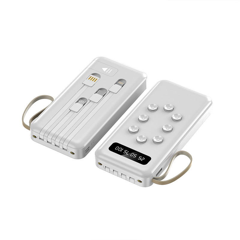 Powerbank med digitalt ladeindikator Skanto