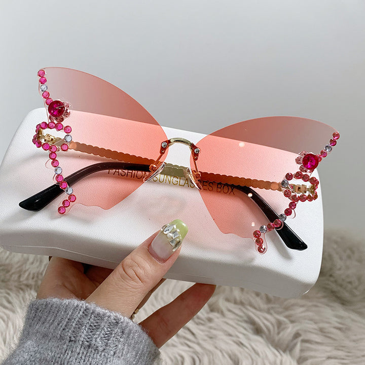 Dame ekstravagant designet solbrille Skanto