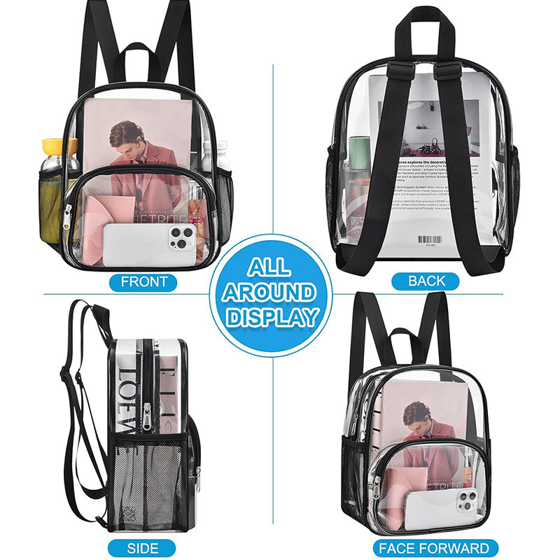 Unisex transparent komfort ryggsekk Skanto