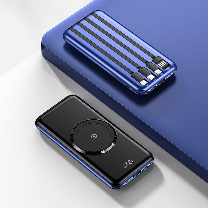 Bærbar powerbank med hurtigladingsfunksjon og LED-skjerm Skanto