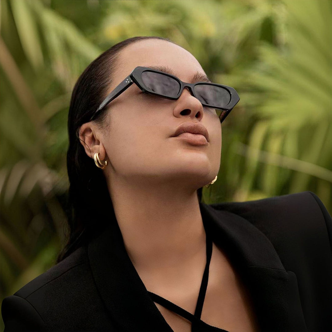 Dame Hexagon solbrille Skanto