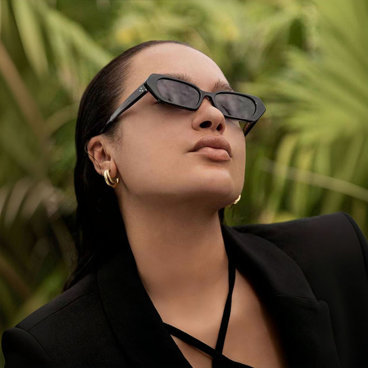 Dame Hexagon solbrille Skanto