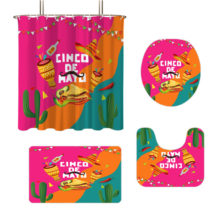 Cinco de Mayo-tema komplett baderomssett Skanto