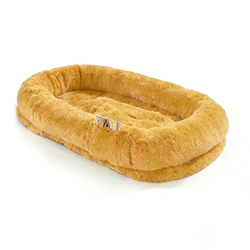 Plush Faus Fur Teppe Hundefläge