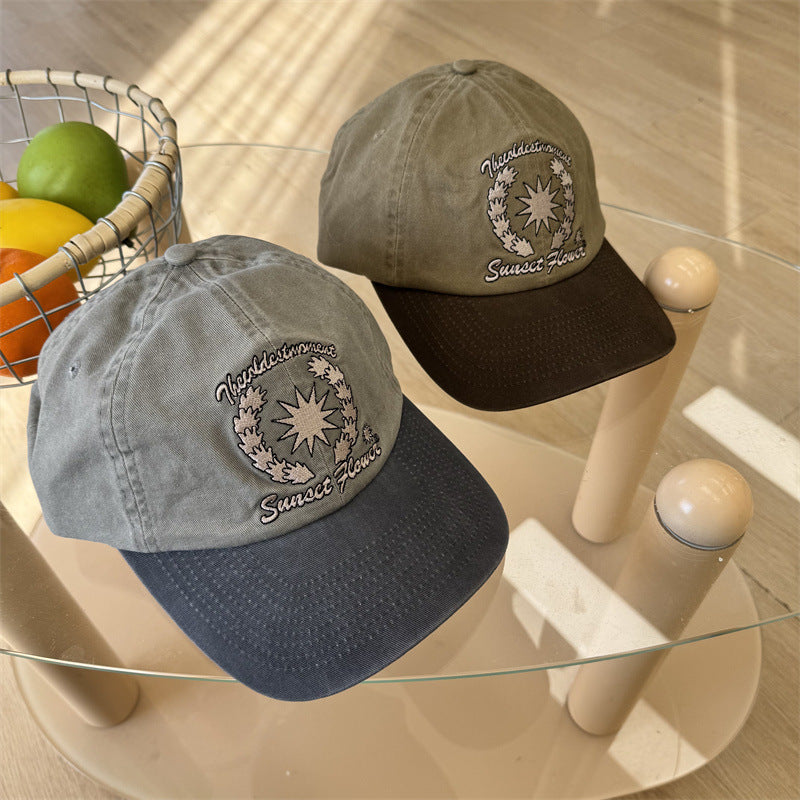 Kvinners Brodert Bomull Baseballcap Skanto 1783922608