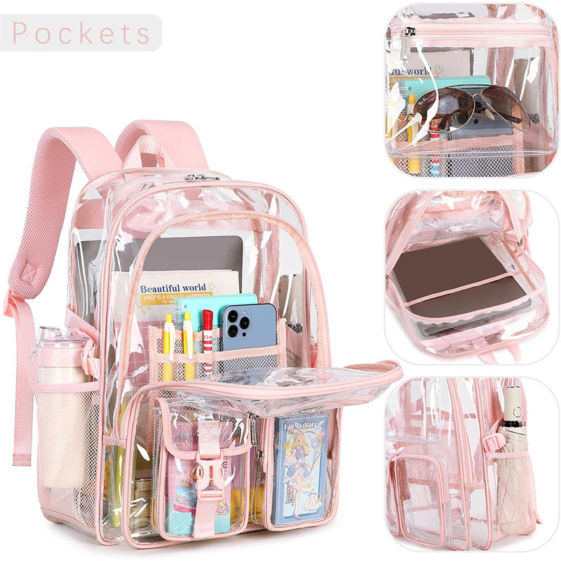 Transparent Multifunctional School Backpack Skanto