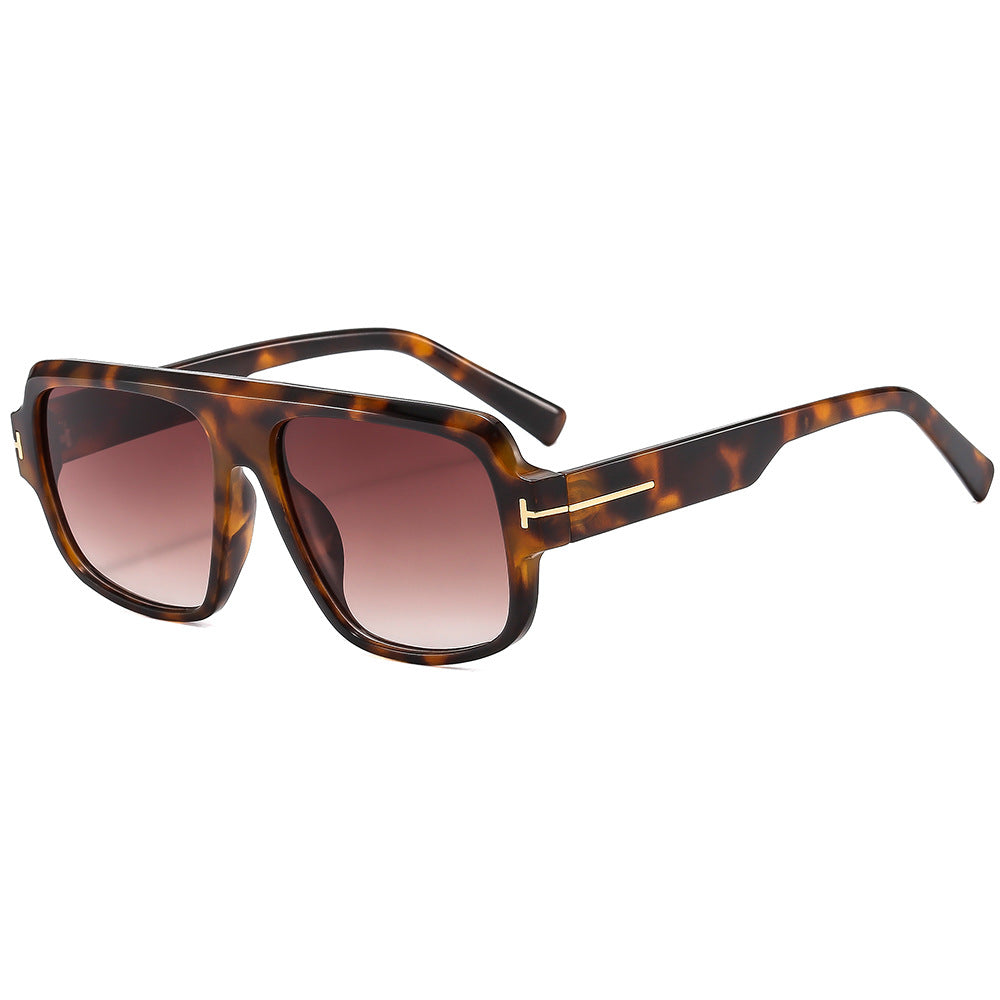 Dame trendy firkantet solbrille Skanto
