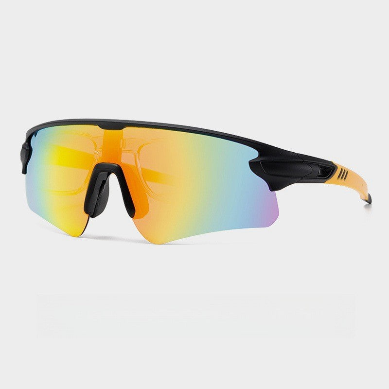 Unisex Sportslig høytytende solbrille med aerodynamisk design og justerbart nesepad Skanto