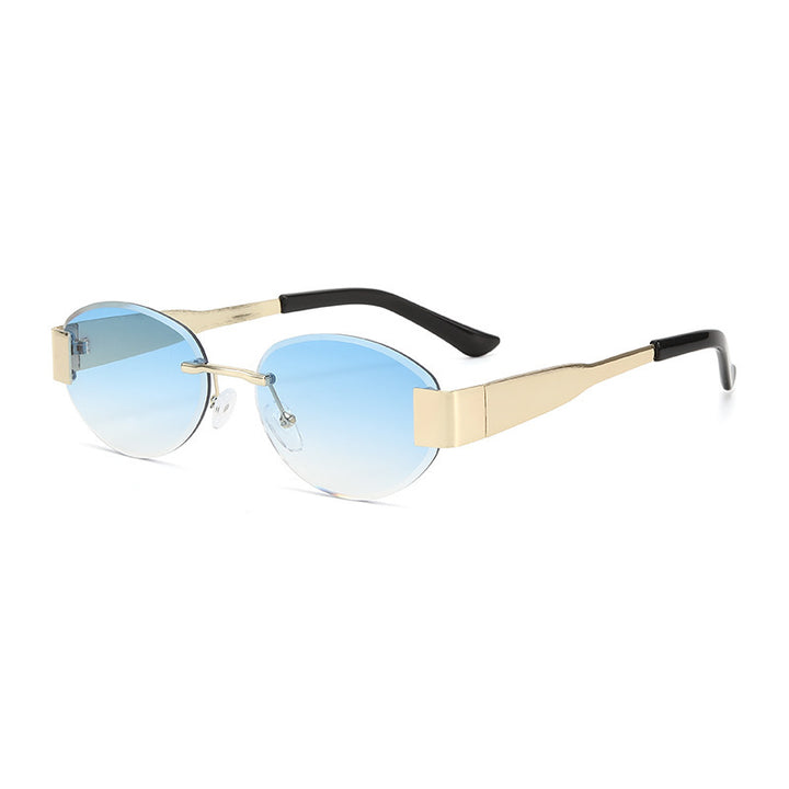 Dame glamorøs solbrille med klar, elegant ramme og beskyttende UV-filter Skanto